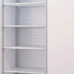 KMC600 Single Door White Upright Chiller