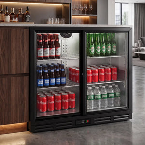 Koolmax KMBC2SL Double Sliding Door Bottle Cooler