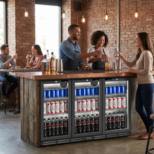Koolmax KMBC3H Triple Hinged Door Bottle Cooler