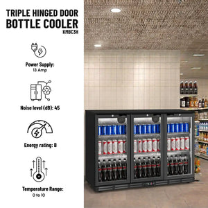 Koolmax KMBC3H Triple Hinged Door Bottle Cooler