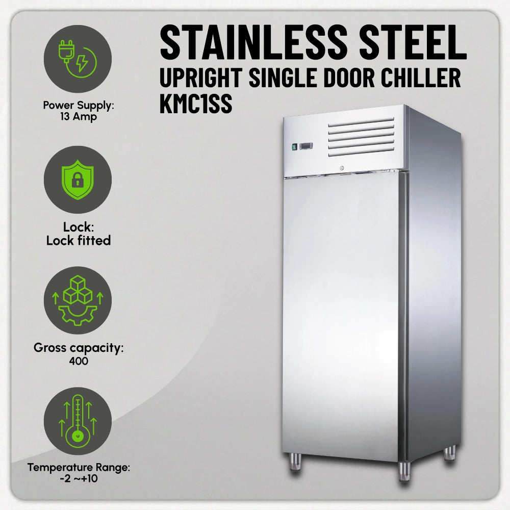 Koolmax KMC1SS Single Door Upright Chiller