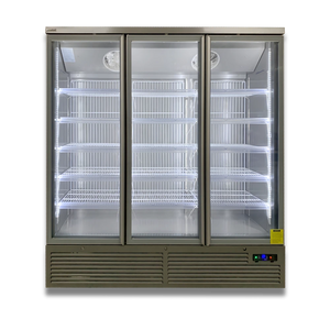 Koolmax KMC2000G Grey 3 Glass Door Upright Chiller
