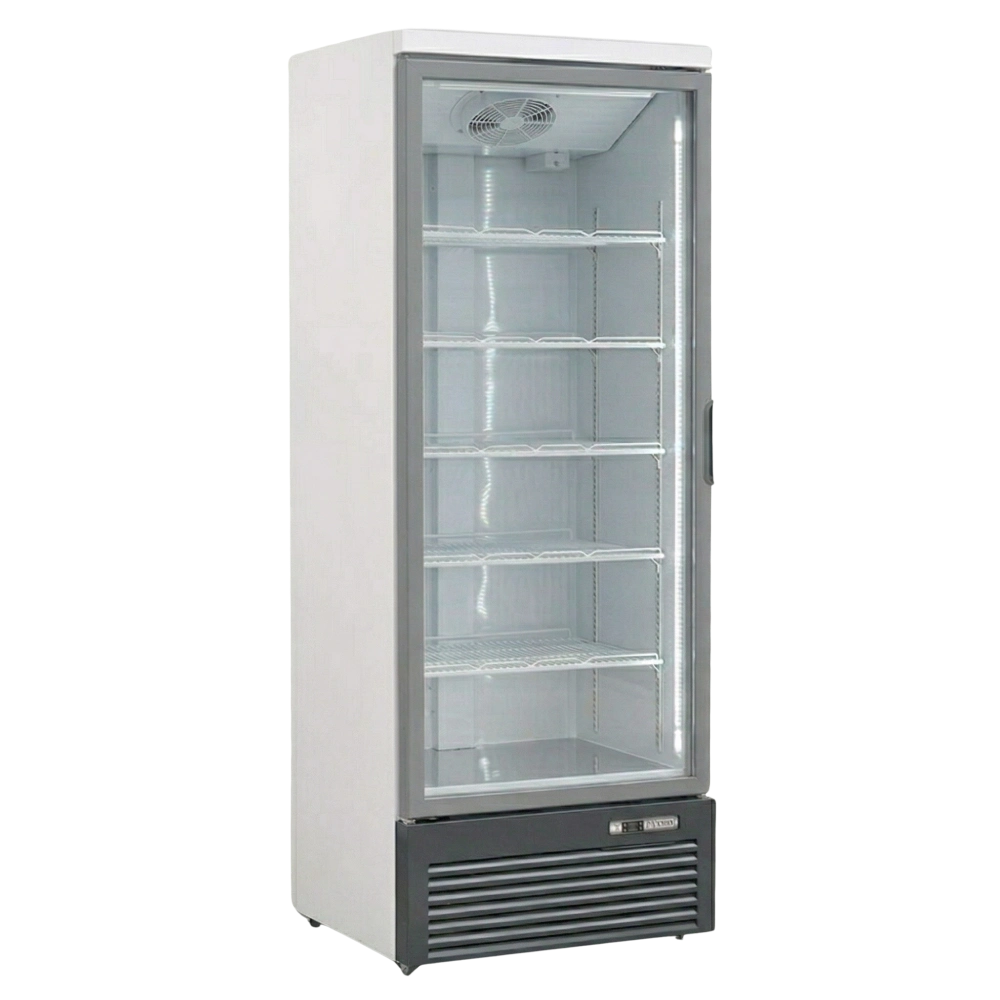 Koolmax KMC700G Grey Single Glass Door Upright Chiller