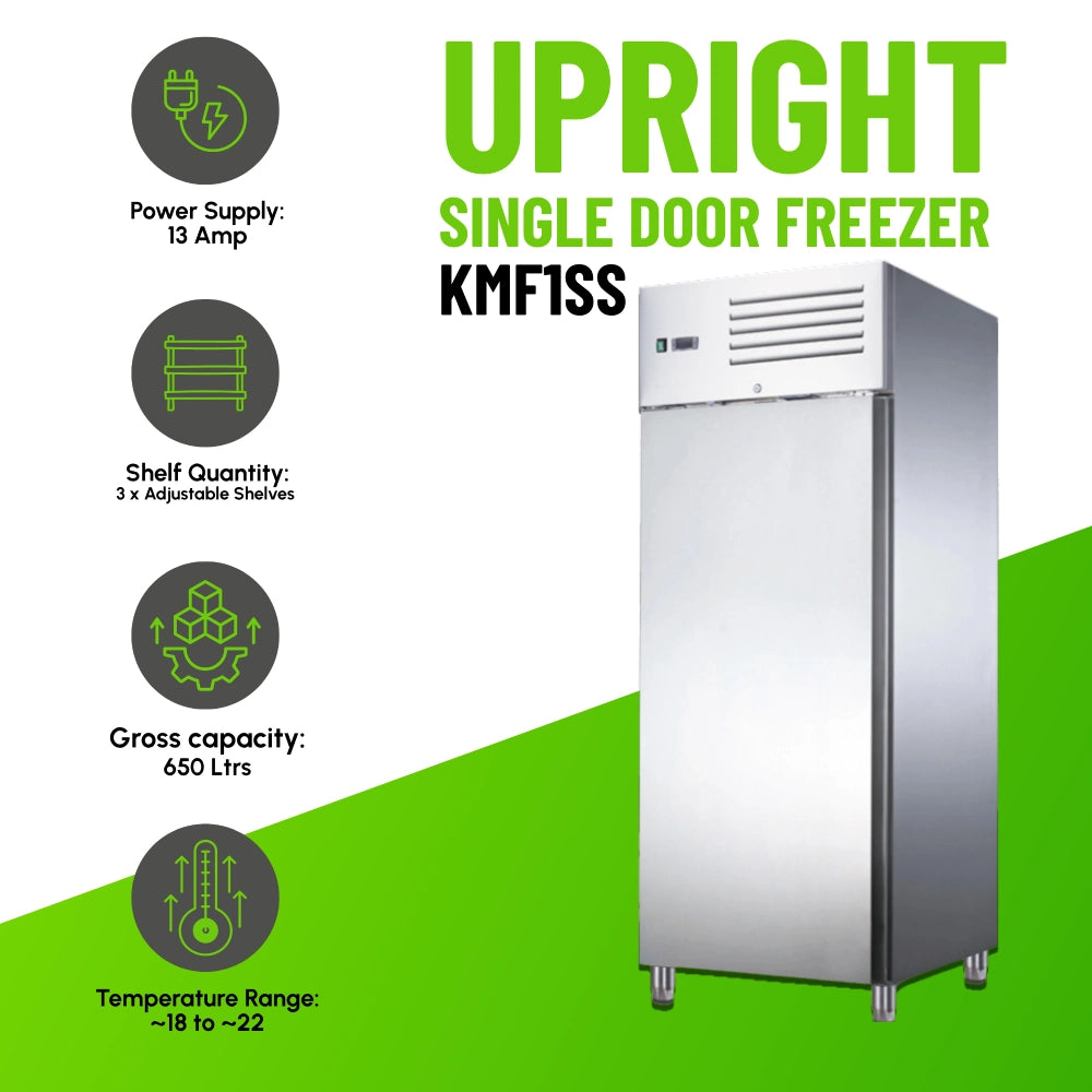 Koolmax KMF1SS Single Door Upright Freezer