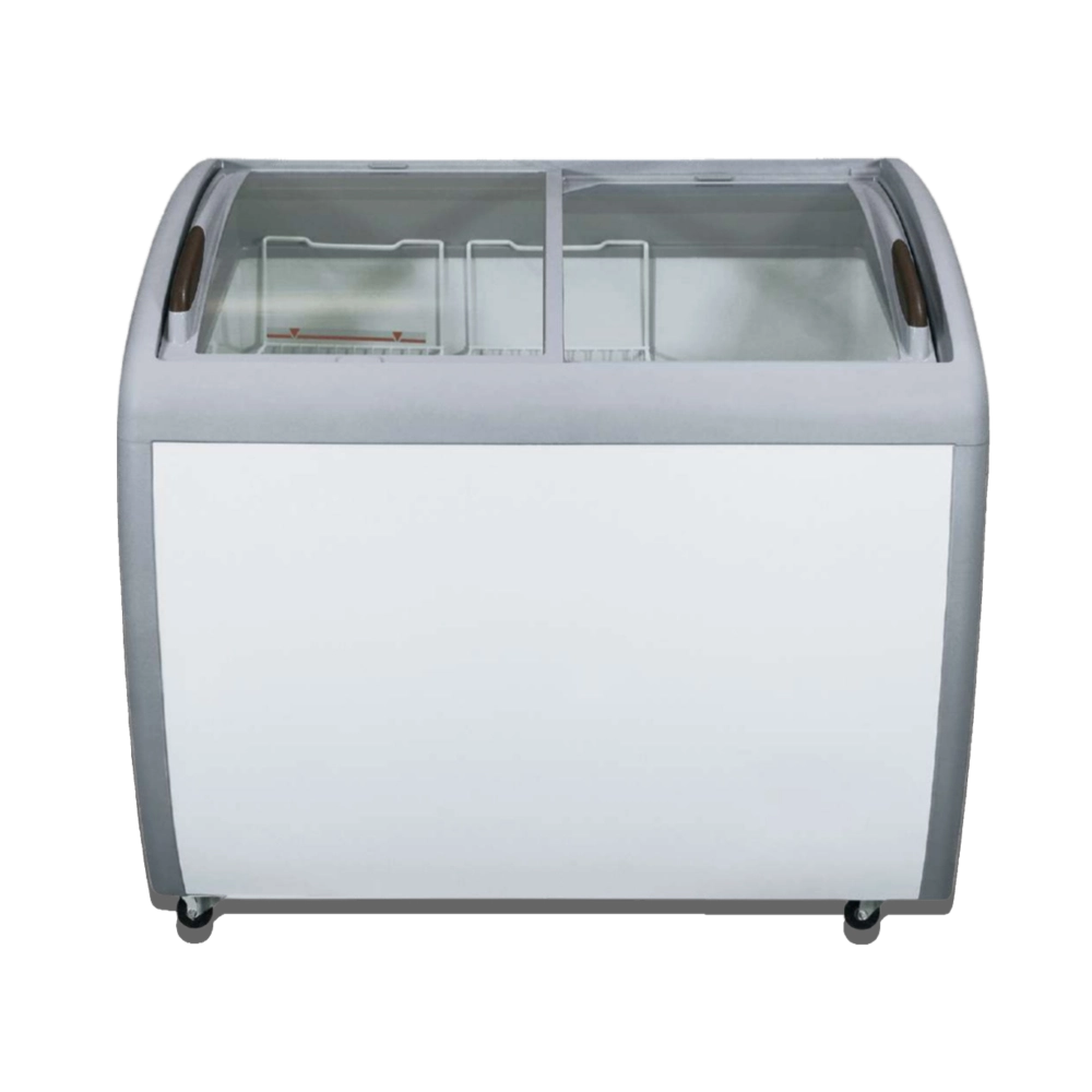 Koolmax KMF200IC Glass Lid Chest Display Freezer