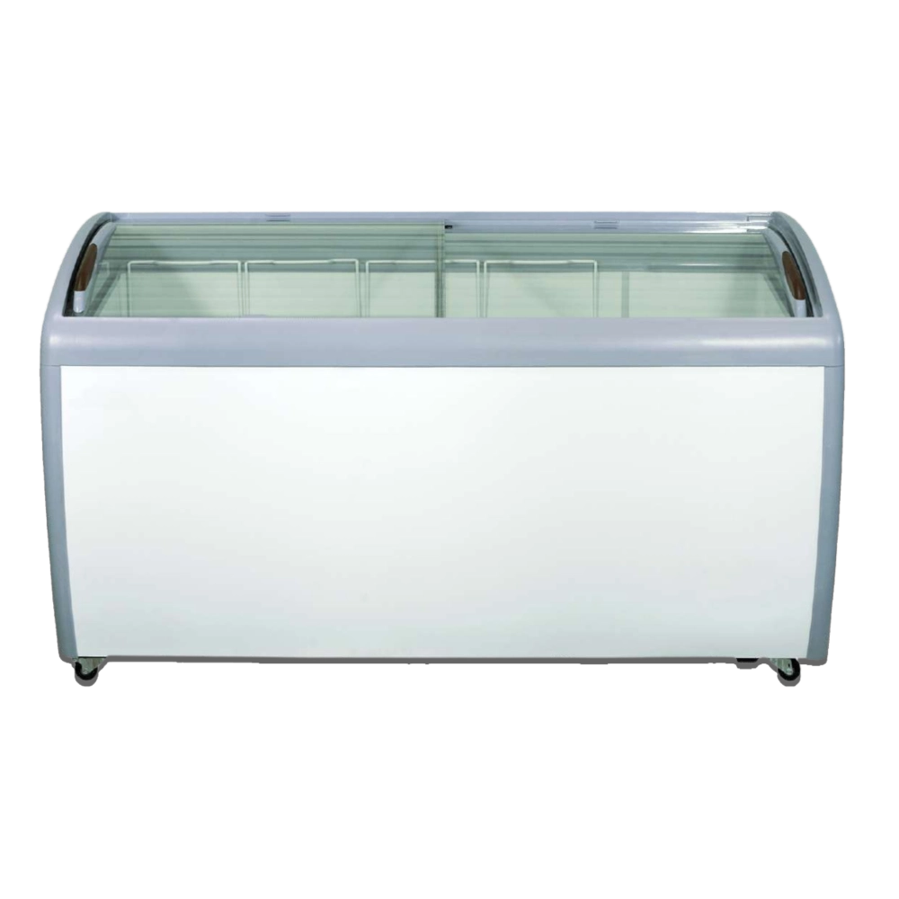 Koolmax KMF400IC Glass Lid Chest Display Freezer