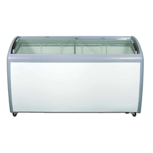 Koolmax KMF400IC Glass Lid Chest Display Freezer