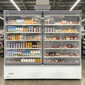 Koolmax OASIS 2500 Front Glass Door White Multideck