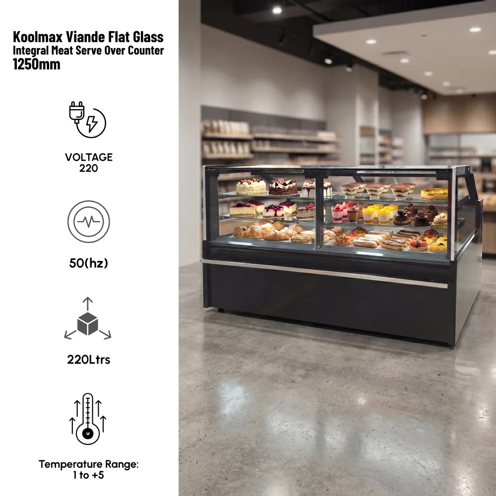 Koolmax VIANDE 1250 Integral Meat Serve Over Counter