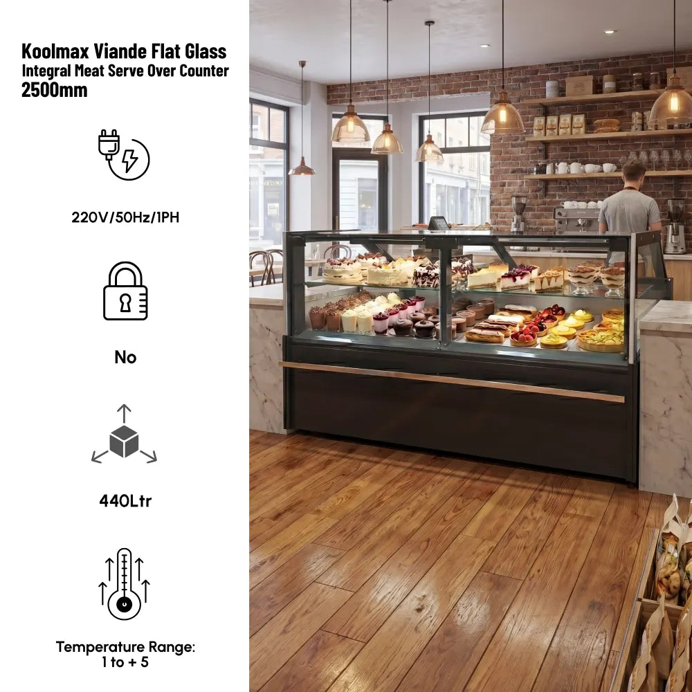 Koolmax VIANDE 2500 Integral Meat Serve Over Counter