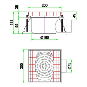 200 Floor Grid 200