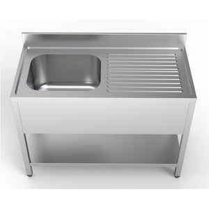 600 Sink Unit Shelf 1 Left 1200