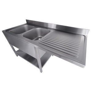 700 Sink Unit Shelf Dishwasher Flat Packed 2 Left 1600