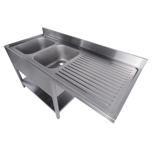 700 Sink Unit Shelf Dishwasher Flat Packed 2 Left 1600