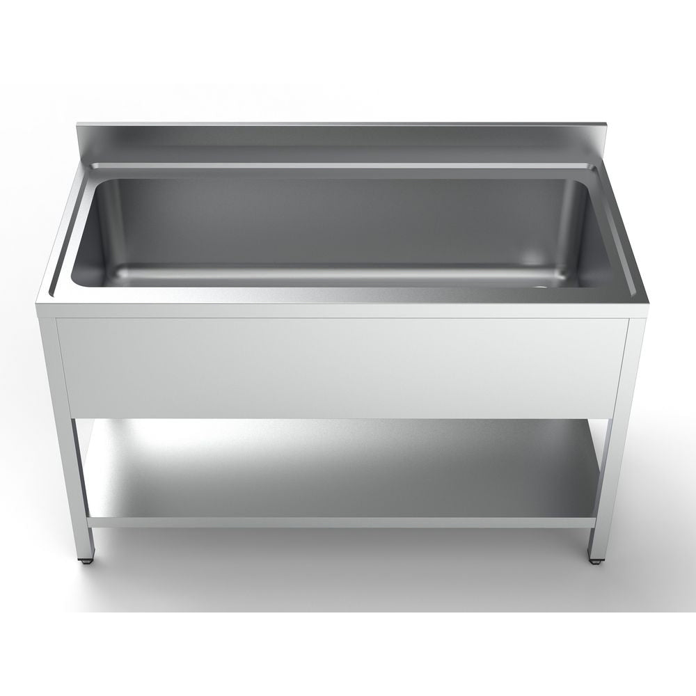 Extra Wide Single Pot Sink Unit 1400