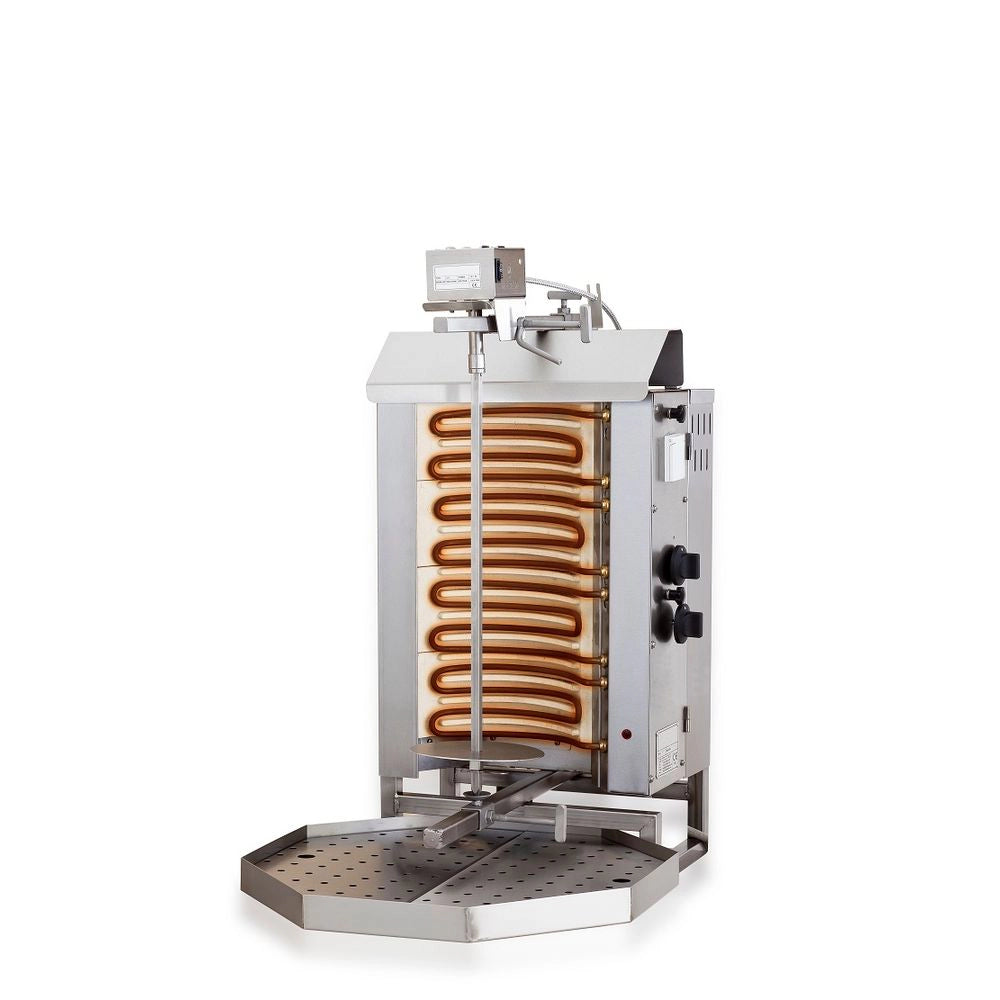 Gyros Grill Electric Motor On Top 4 Heating Zones