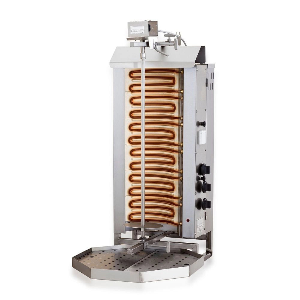 Gyros Grill Electric Motor On Top 6 Heating Zones