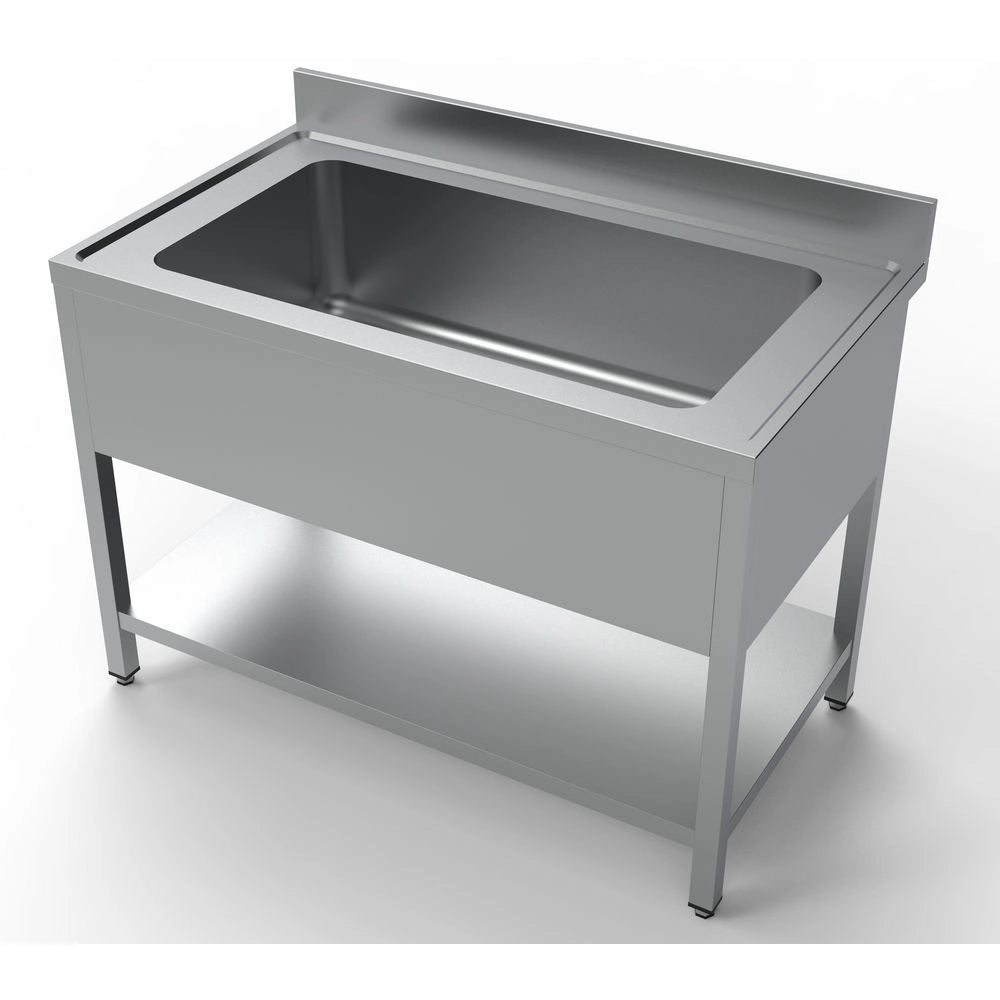 Extra Wide Single Pot Sink Unit 1200mm
