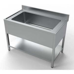 Extra Wide Single Pot Sink Unit 1200mm