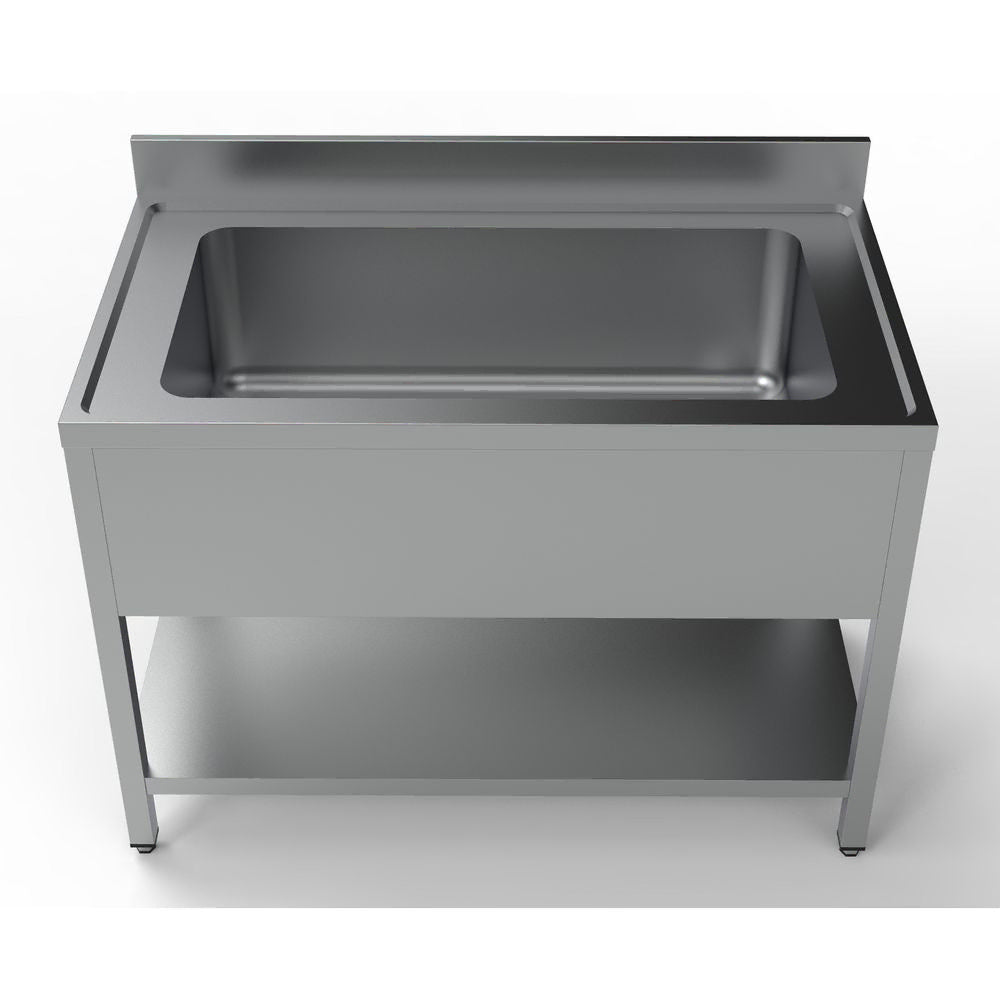Extra Wide Single Pot Sink Unit 1200mm