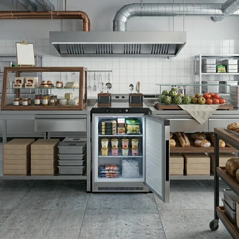 Koolmax KMC200S Stainless-Steel Under-Counter Chiller 